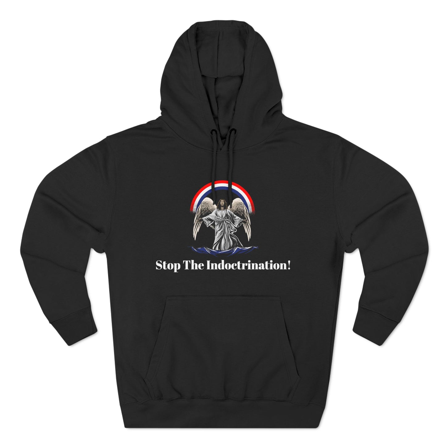 Fleece Hoodie - Jesus Save America Design