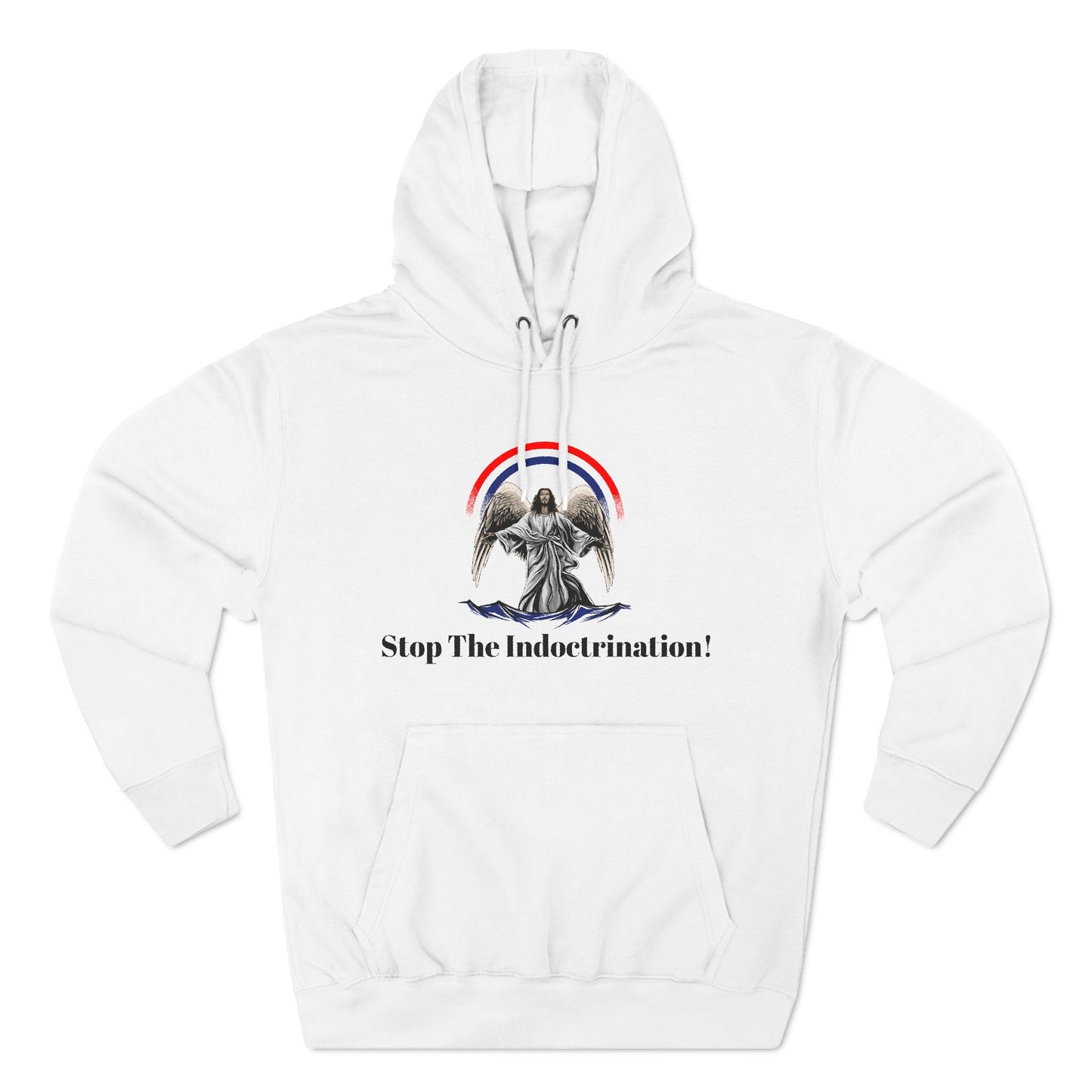 Fleece Hoodie - Jesus Save America Design